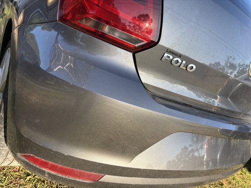 VW POLO 6R USED TAILGATE SHELL IN GREY D7R PAINT CODE