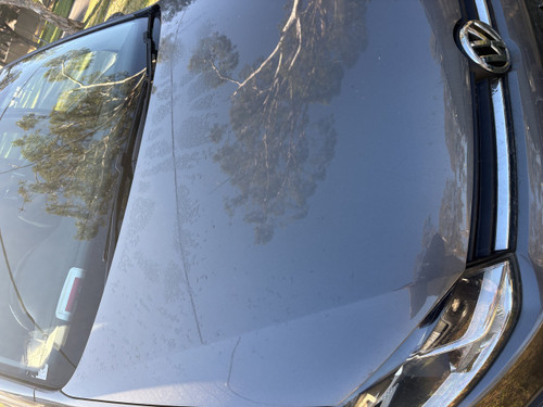 VW POLO 6R USED BONNET IN GREY D7R PAINT CODE