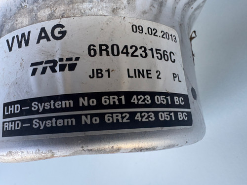 VW POLO 6R USED POWER STEERING PUMP 6R0423156 C