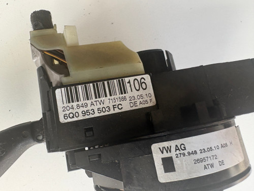 VW TRANSPORTER T5 USED COMBINATION SWITCH 6Q2 953 503 FC