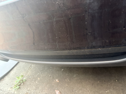 BMW E88 USED REAR BAR COVER IN CARBONSCHWARZ METALLIC (416)
