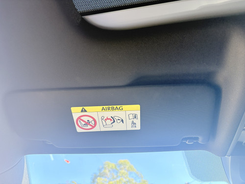 VW GOLF MK7 USED LH BLACK SUN VISOR 5G0 857 551 AS 3H8