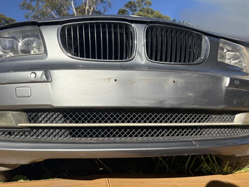 BMW E87 USED FRONT BUMPER BAR COVER SPACE GREY METALIC A52