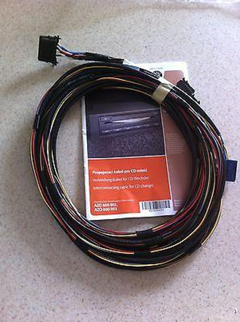 SKODA OCTAVIA II NEW GENUINE CD STACKER CABLE AZ0 600 001  AZ0 000 002