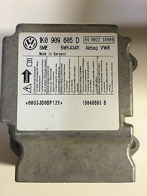 VW GOLF/ JETTA MK5 USED AIRBAG MODULE 1KO 909 605 D