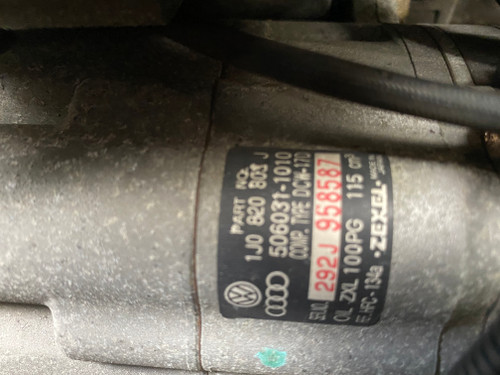 VW GOLF BEETLE BORA MK4 AUDI A3 8L 2000-2004 USED AC COMPRESSOR 1JO 820 803 J