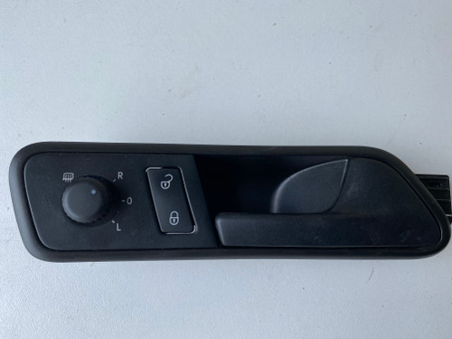 VW CADDY 2005-2010 USED RHF INNER HANDLE WITH CENTRAL LOCKING AND MIRROR SWITCH 2K2 837 114 B 