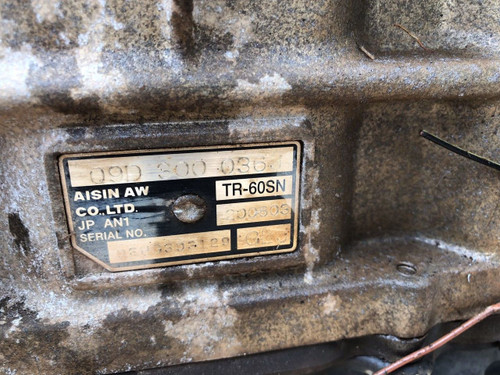 VW TOUAREG V6 PETROL 2003-2005 USED TRANSMISSION AISIN AW GLJ CODE