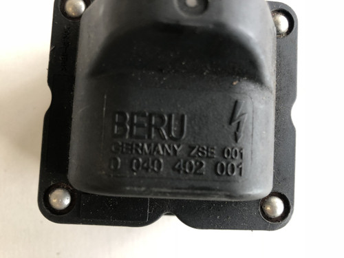 VW GOLF MK3 VW TRANSPORTER T4 USED IGNITION COIL BERU BRAND 0 040 402 001