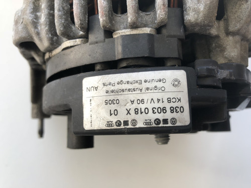 VOLKSWAGEN AUDI   USED  ALTERNATOR 038 903 018 X