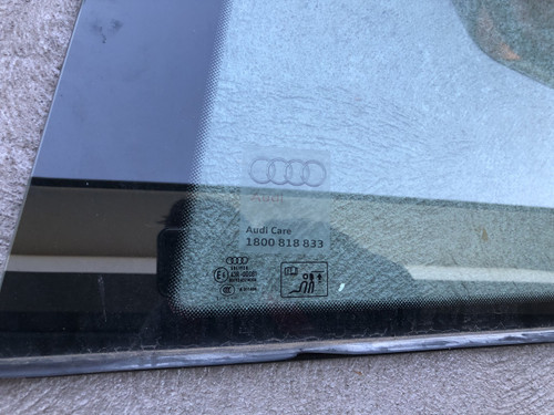 AUDI A5 COUPE 2008-2011 LHR QUARTER GLASS USED
