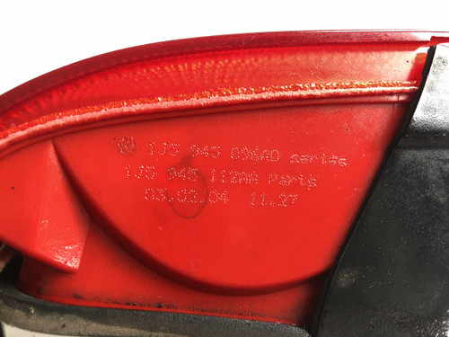 VW BORA 1998 - 2004 V5 V6 MODELS USED RH TAILLIGHT 1J5 945 096 AD