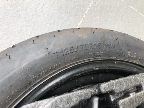 VW GOLF MK5/6/7 EOS VW CADDY AUDI A3 USED 16INCH SPACE SAVER RIM  5Q0 601 027 AR