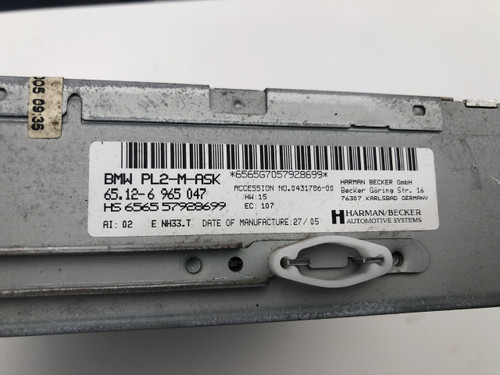 BMW E 87 E 90 EARLY USED BMW BUSINESS NAVIGATION UNIT 65.12-6 965 047