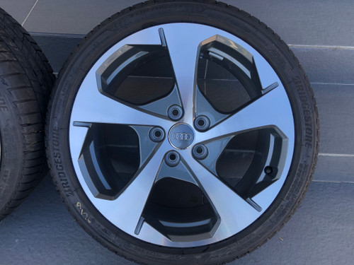 AUDI A3 8V USED 18 INCH MAG WHEELS WITH TYRES TRAVELED 5000KM 8V0601025DB