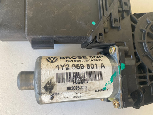 VW BEETLE CONVERTIBLE 2005-2010 USED LHF WINDOW MOTOR 1Y2 959 801 A
