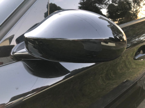 BMW 1 SERIES  E87 2004-2007 USED LH DOOR MIRROR IN BLACK 	BLACK SAPPHIRE METALLIC ( 475 )