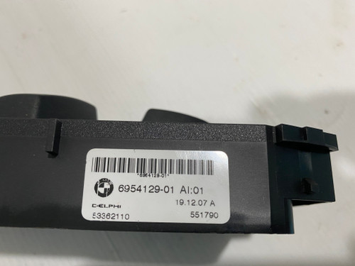 BMW E90 SEDAN USED LH SEAT SWITCH 6954129-01
