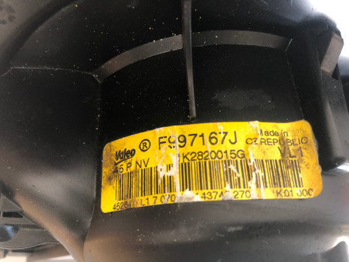 VW GOLF MK5 MK6 AUDI A3 8P A5 BEETLE  USED HEATER FAN MOTOR 1K2 820 015 G
