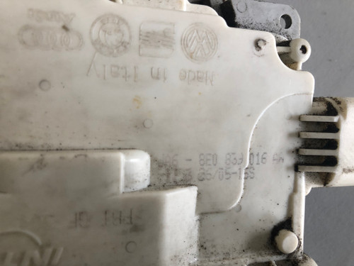AUDI A4 B7 USED RHR DOOR LOCK MECHANISM 8E0 839 016 AA