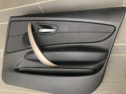 BMW E87 USED DRIVERS DOOR TRIM IN BLACK