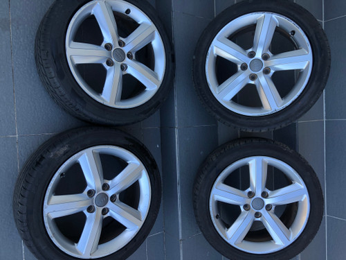 AUDI A3 8P 2004-2012 USED 17 INCH S LINE MAG WHEELS AND TYRE 8PO 601 025 AL