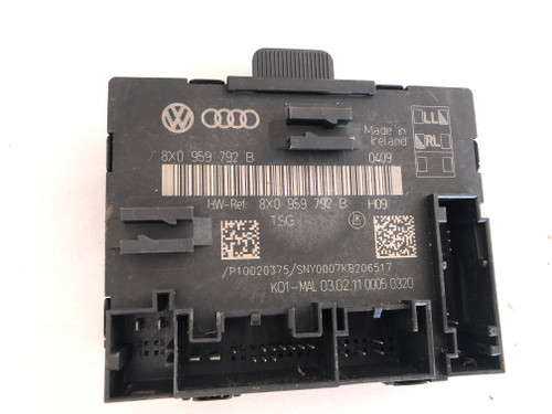 AUDI A1 USED PASSENGER FRONT DOOR MODULE 8X0959792B