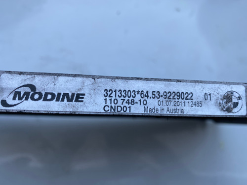 BMW E87 USED AC CONDENSOR 64.53-9229022 01