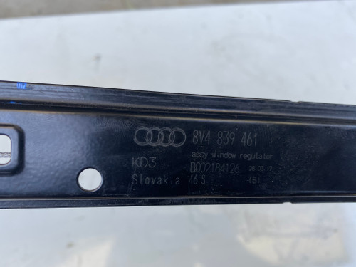 AUDI A3 8V 5 DOOR USED LHR WINDOW REGULATOR 8V4 839 461