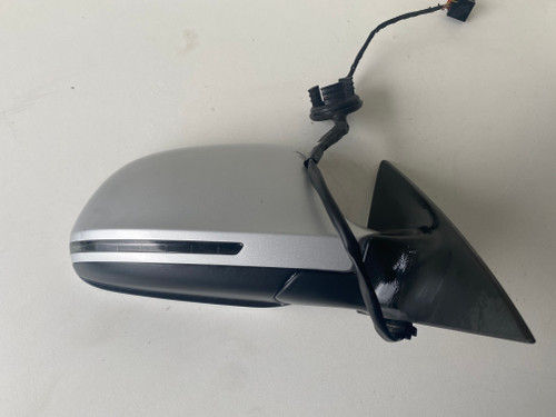 AUDI A6 ALLROAD 4F USED RH SILVER DOOR MIRROR X7W PAINT CODE