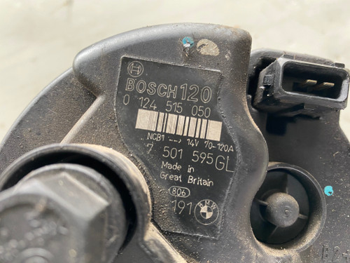 BMW E46 320 I USED ALTERNATOR  7 501 595
