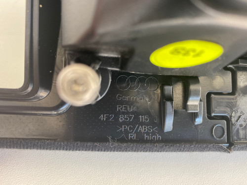 AUDI A6 4F USED SILVER SPEEDO SURROUND 4F2 857 115 J