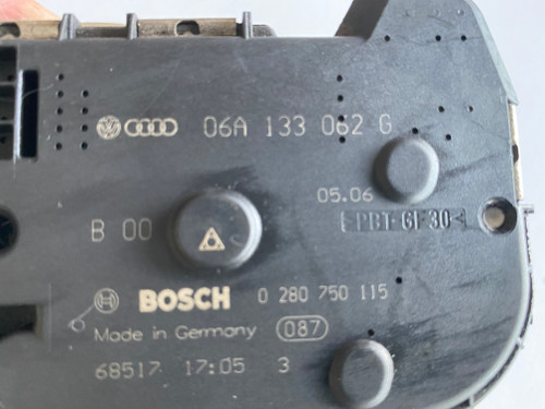 VW POLO 9N GTI USED THROTLE BODY 06A 133 062 G