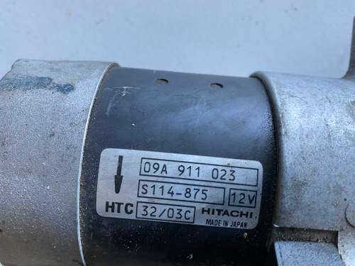 VW BORA V5 AUTO USED HITACHI STARTER MOTOR 09A 911 023