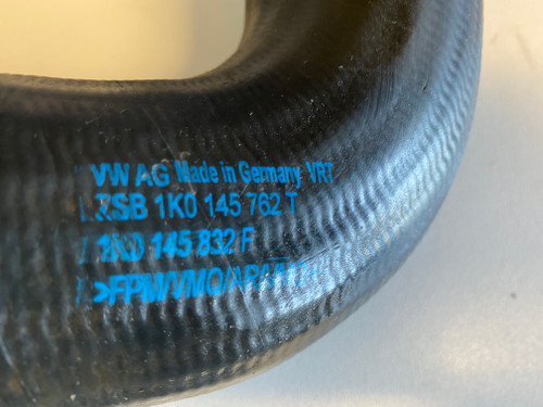 VW GOLF MK5 USED TURBO INTER COOLER HOSE 1K0 145 762 T