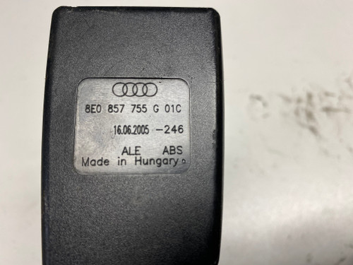 AUDI A4 B7 USED FRONT SEAT BELT BUCKLE 8E0 857 755 G