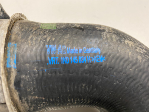 VW GOLF MK5 2L USED TURBO INTER COOLER HOSE 1K0 145 834 H
