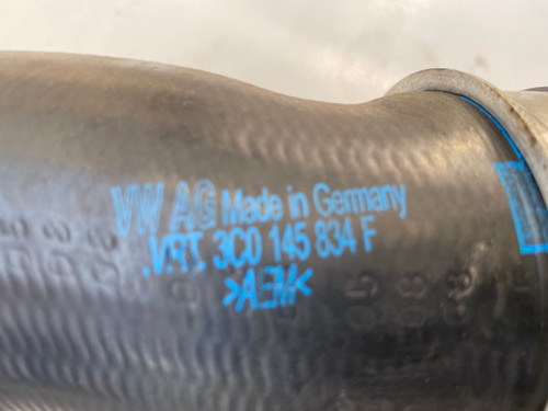 VW PASSAT AUDI A3 GOLF5 2L TDI BMN USED INTERCOOLER HOSE 3C0 145 834 F