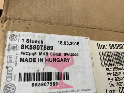 AUDI A5 Q5 3L TDI NEW GENUINE ENGINE ECU 8K5 907 589