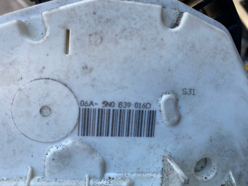 VW TIGUAN 5N PASSAT CC AMAROK USED RHR DOOR LOCK ACTUATOR 5N0 839 016 D