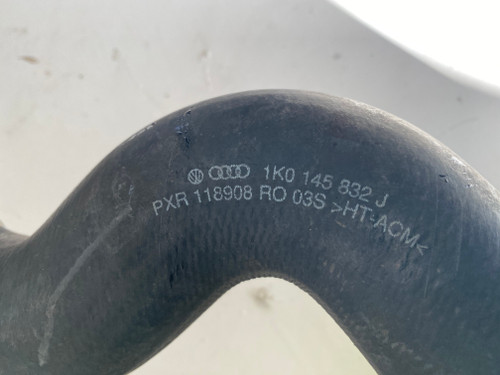 VW GOLF SKODA USED LOWER TURBO PRESSURE HOSE 1K0 145 832 J