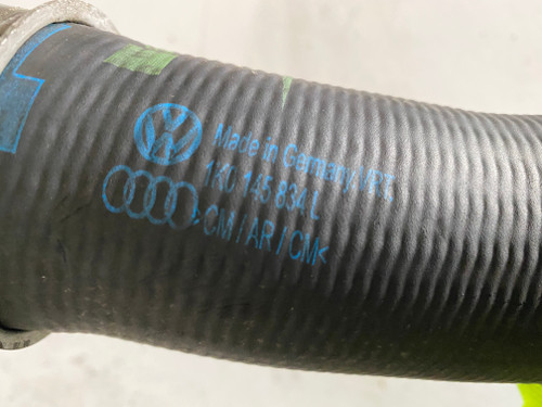 VW GOLF MK5 TDI USED TURBO INTER COOLER HOSE 1K0 145 834 L