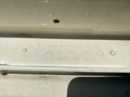 BMW E46 COUPE SEDAN USED REAR BAR REINFORCEMENT 8 195 314