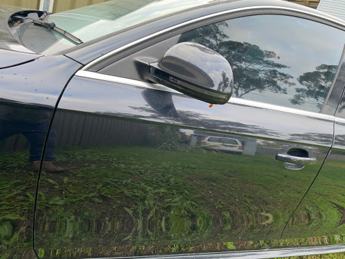 AUDI A4 B8 SEDAN LHF DOOR SHELL IN BLACK LZ9Y PAINT CODE 