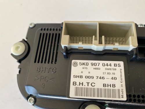 VW GOLF MK6 USED CLIMATE CONTROL PANEL 5K0 907 044 BS