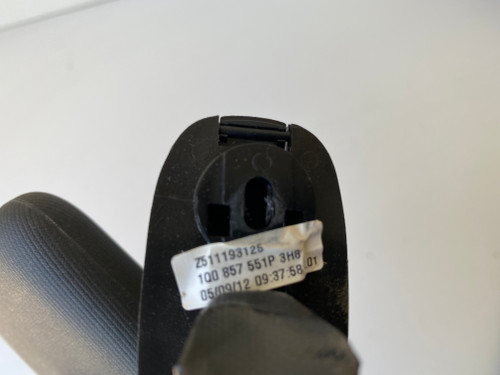 VW EOS CONVERTIBLE 2010-2014 USED LH SUNVISOR IN BLACK 1Q0 857 551 P