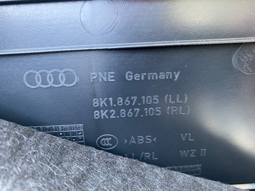 AUDI A4 B8 USED LHF DOOR TRIM USED 1K2 867 105 