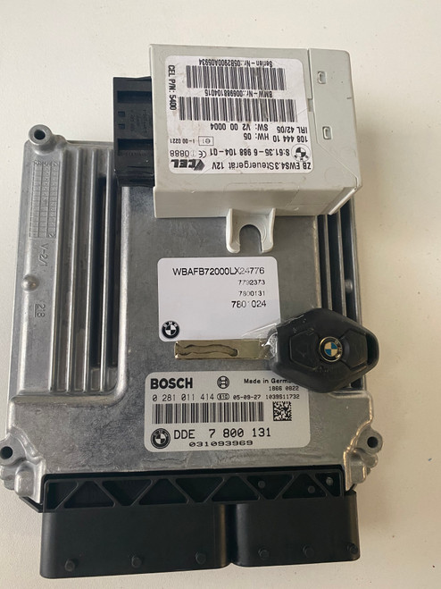 BMW X5 E53 3L DIESEL LATE USED EWS KIT DDE 7 800 131