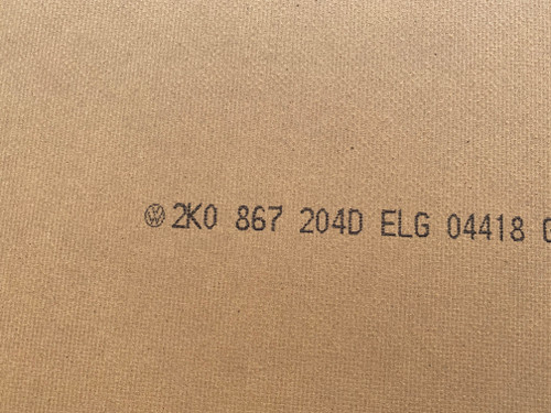 VW CADDY 2016-2020 USED RH SLIDING DOOR INNER COVER 2K0 867 204 D