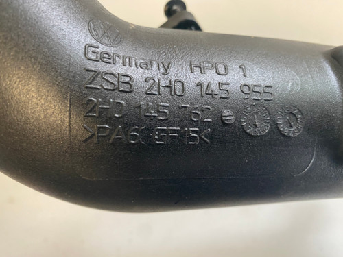 VW AMAROK CSH USED TURBO AIR INTAKE PIPE 2H0 145 762